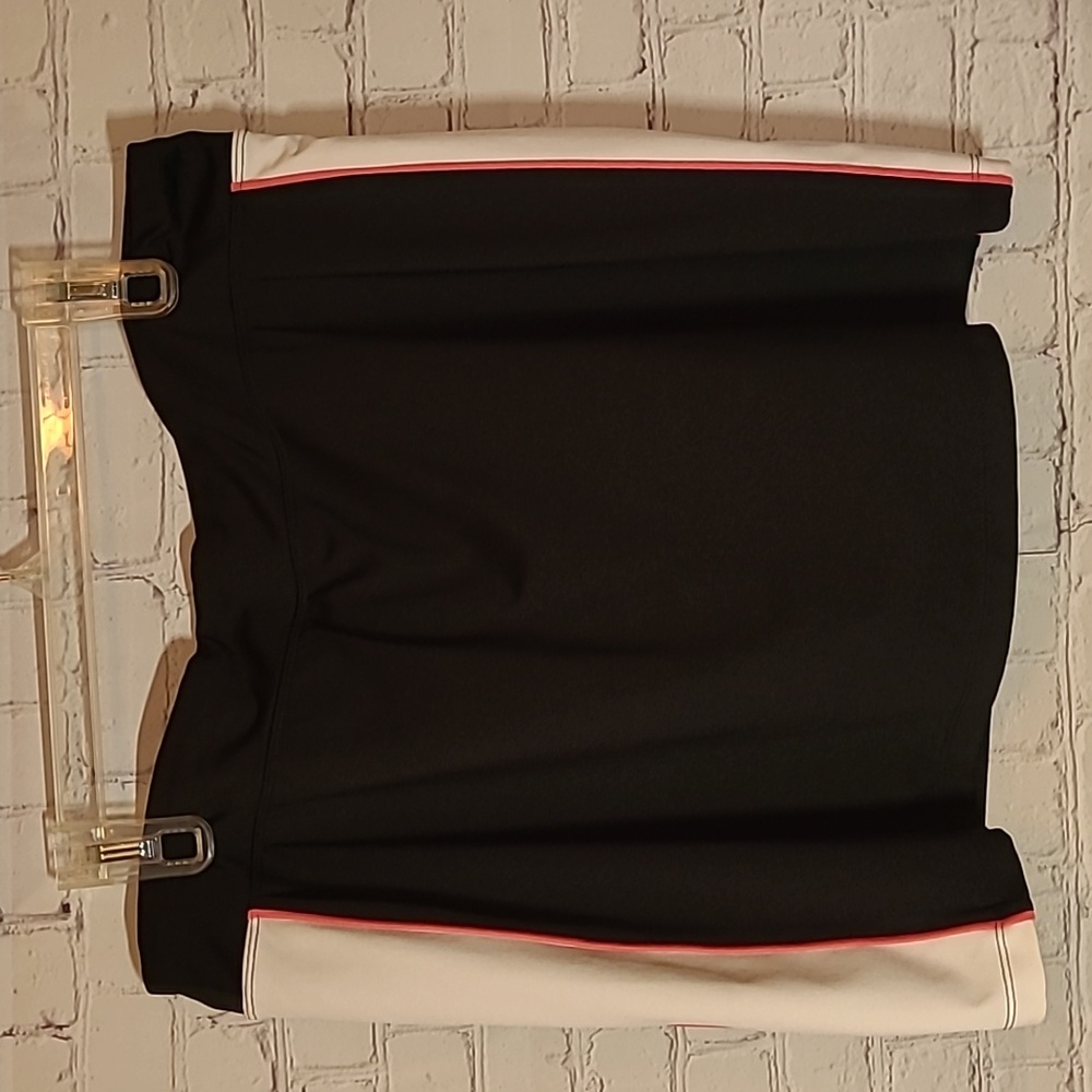 IZOD Size Large Cool Performance Black White Golf Tennis Skort